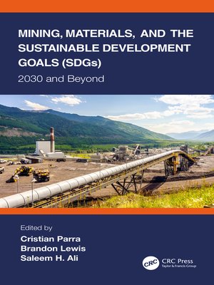 cover image of Mining, Materials, and the Sustainable Development Goals (SDGs)